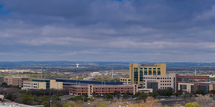 Aerial view of South Texas Medical Center.