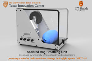 assisted bag breathing unit