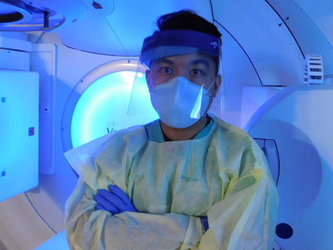 Dioval Remonde, radiation oncology resident